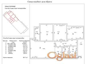 Četvorosoban stan  69,71m2 _ Adice, Novi Sad